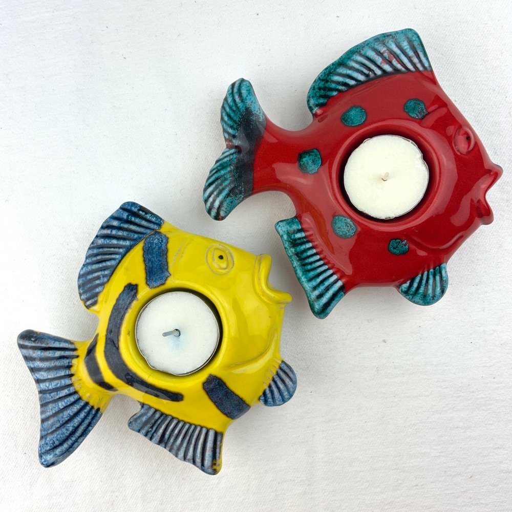 Fish Tea Lite Candle Holders